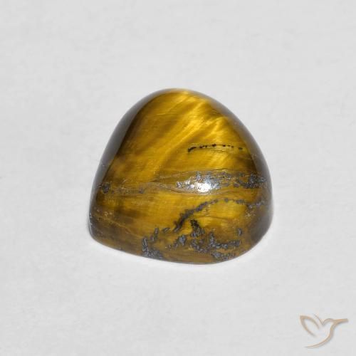 1.98克拉天然虎眼石，梨形，不透明
