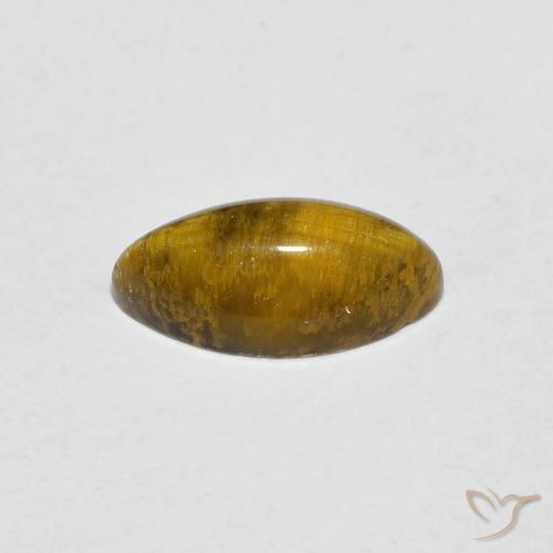 1.32克拉天然虎眼石，榄尖形，不透明