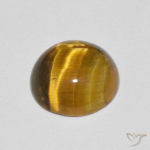 1.57克拉天然虎眼石，圆形的，不透明