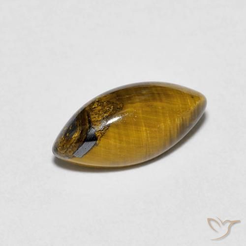 1.20克拉天然虎眼石，榄尖形，不透明