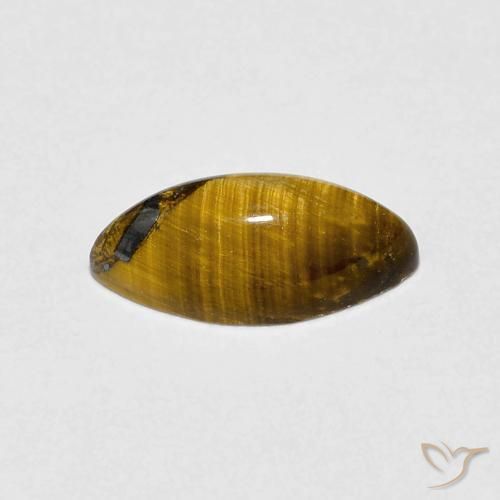1.20克拉天然虎眼石，榄尖形，不透明