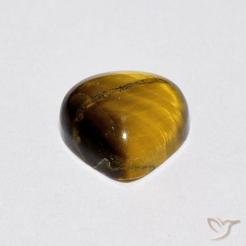 1.93克拉天然虎眼石，梨形，不透明