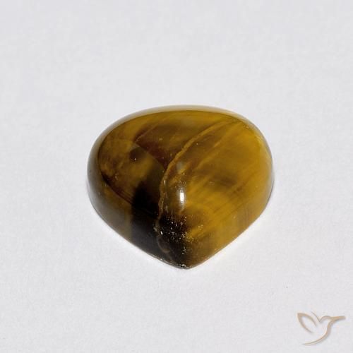 1.90克拉天然虎眼石，梨形，不透明