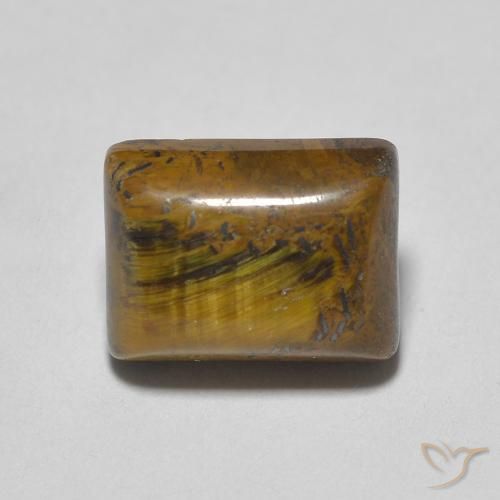1.84ct 天然 浅棕色 虎眼石, 狭长方形, 不透明
