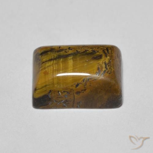 1.84克拉天然虎眼石，狭长方形，不透明
