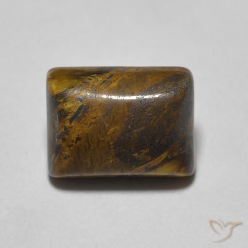 1.77ct 天然 金棕色 虎眼石, 狭长方形, 不透明