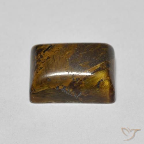 1.77克拉天然虎眼石，狭长方形，不透明