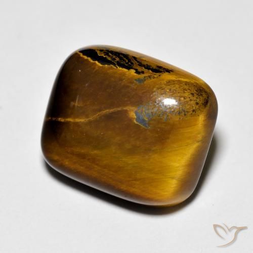 8.75ct 天然 黄棕色 虎眼石, 软垫, 不透明