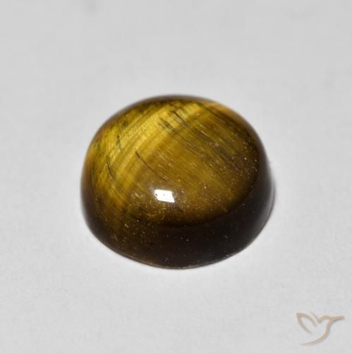 1.87克拉天然虎眼石，圆形的，不透明
