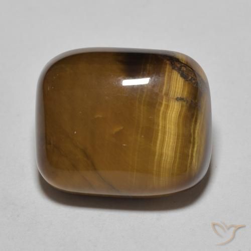 8.72克拉天然虎眼石，软垫，不透明