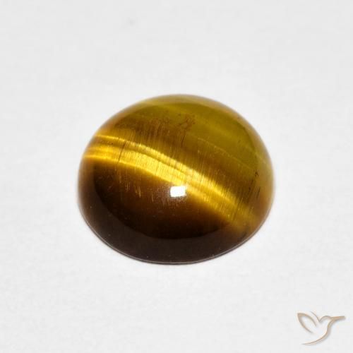 1.45克拉天然虎眼石，圆形的，不透明
