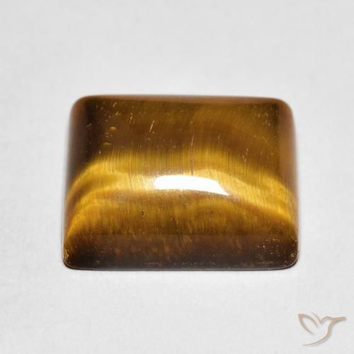 6.62克拉天然虎眼石，狭长方形，不透明