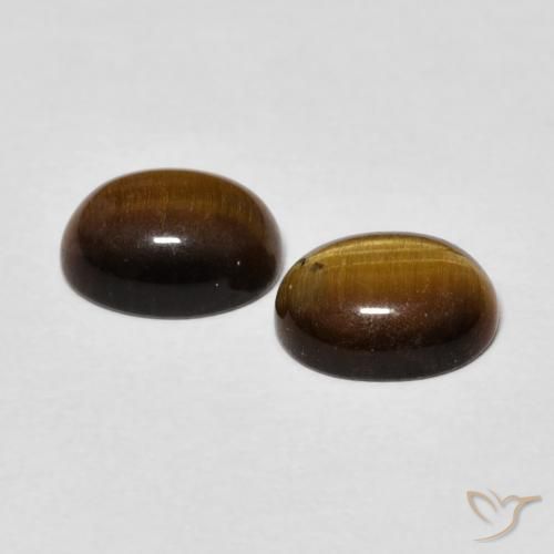 2.62克拉天然虎眼石，椭圆形，不透明