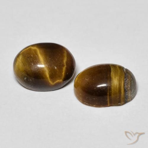 3.32克拉天然虎眼石，椭圆形，不透明