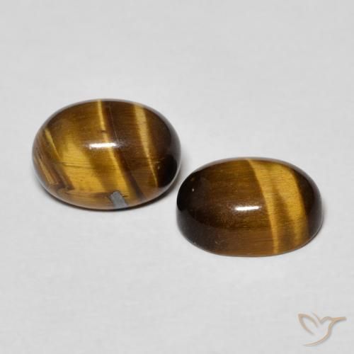2.84克拉天然虎眼石，椭圆形，不透明