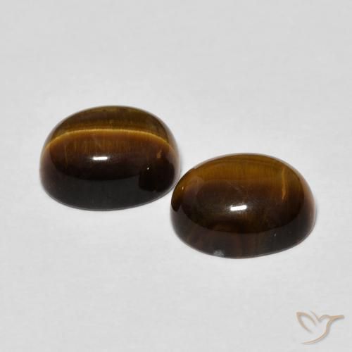 4.43克拉天然虎眼石，椭圆形，不透明