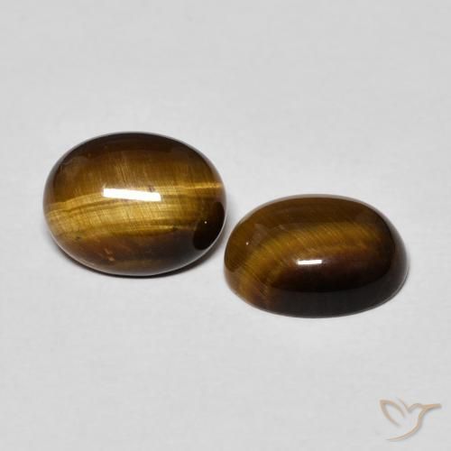 3.60克拉天然虎眼石，椭圆形，不透明