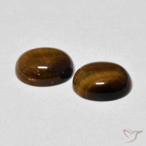 3.60克拉天然虎眼石，椭圆形，不透明