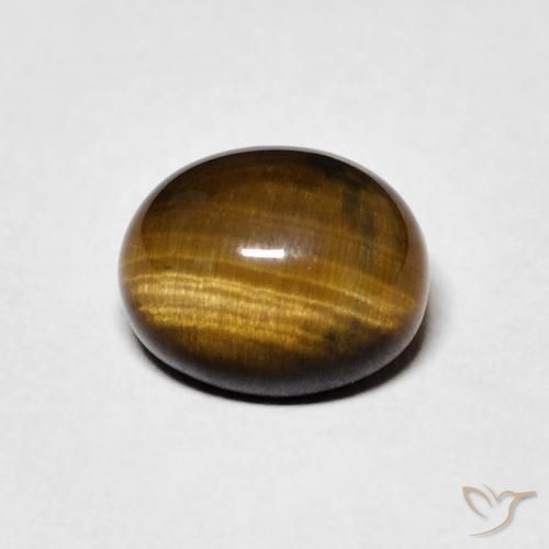 2.33ct 天然 姜饼布朗 虎眼石, 椭圆形, 不透明