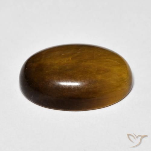 11.14克拉天然虎眼石，椭圆形，不透明
