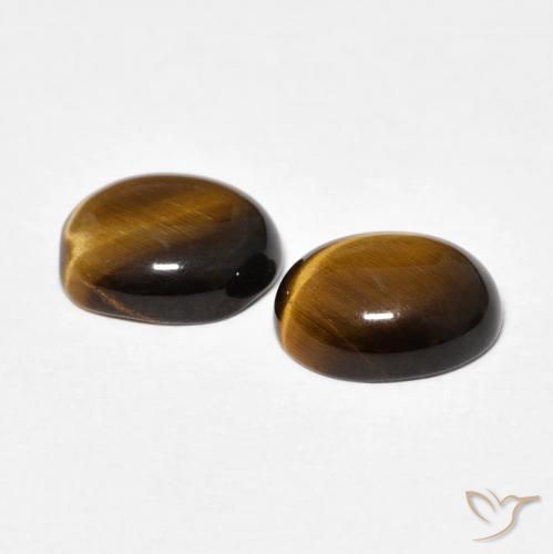 3.30克拉天然虎眼石，椭圆形，不透明
