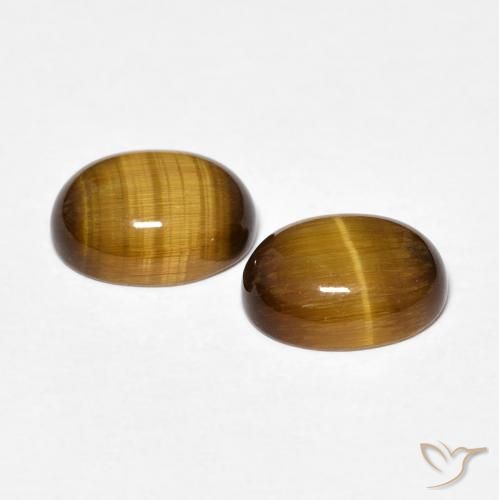 3.42克拉天然虎眼石，椭圆形，不透明