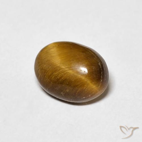 1.45克拉天然虎眼石，椭圆形，不透明