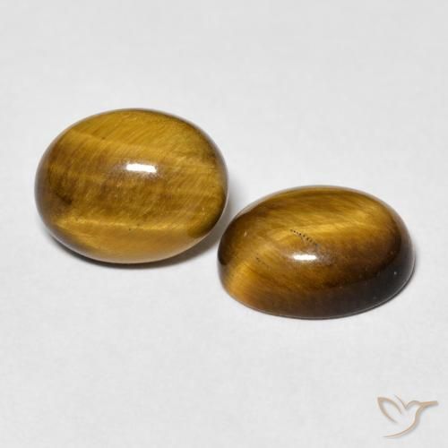 5.66克拉天然虎眼石，椭圆形，不透明