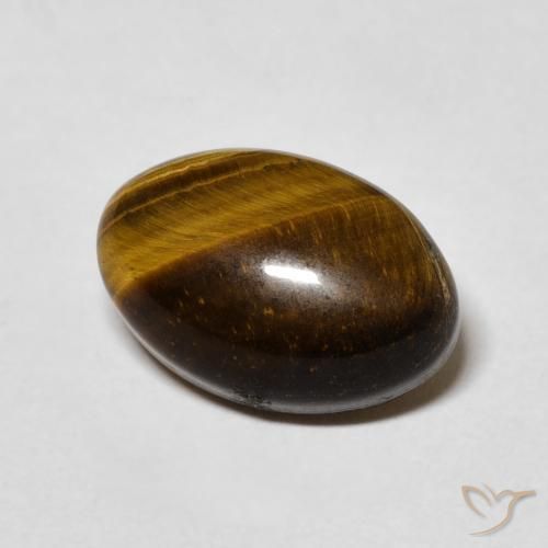 3.84克拉天然虎眼石，椭圆形，不透明