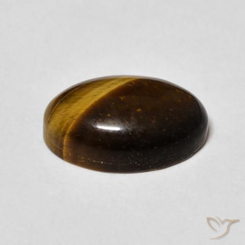 3.84克拉天然虎眼石，椭圆形，不透明