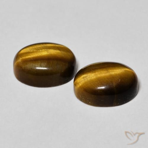 5.97克拉天然虎眼石，椭圆形，不透明
