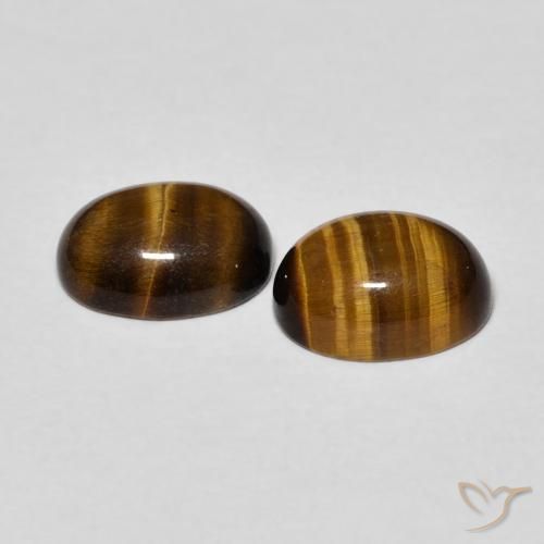 2.80克拉天然虎眼石，椭圆形，不透明