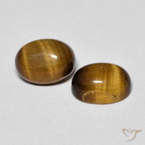 2.84克拉天然虎眼石，椭圆形，不透明