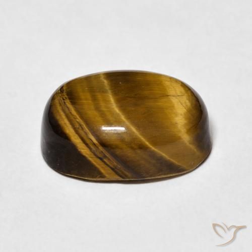 7.84克拉天然虎眼石，椭圆形，不透明