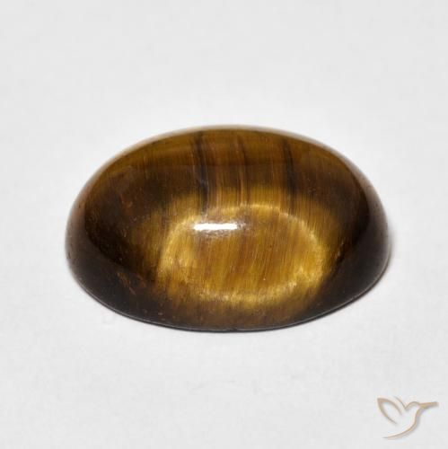 9.88克拉天然虎眼石，椭圆形，不透明
