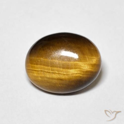 3.04ct 天然 金棕色 虎眼石, 椭圆形, 不透明