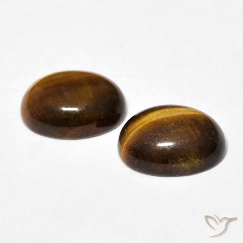 2.44克拉天然虎眼石，椭圆形，不透明