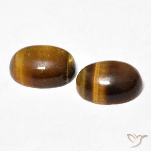 2.64克拉天然虎眼石，椭圆形，不透明
