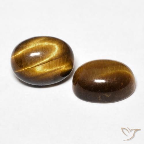 2.87克拉天然虎眼石，椭圆形，不透明