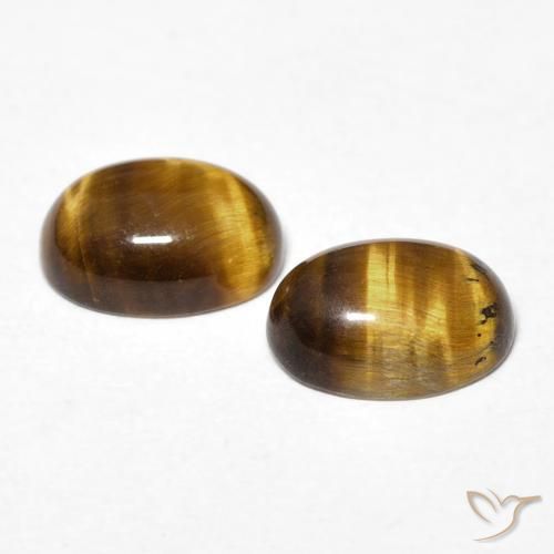 2.70克拉天然虎眼石，椭圆形，不透明