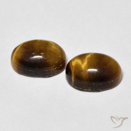 3.34克拉天然虎眼石，椭圆形，不透明
