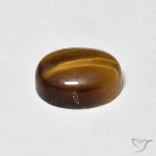 3.08克拉天然虎眼石，椭圆形，不透明