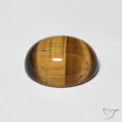 3.75克拉天然虎眼石，椭圆形，不透明