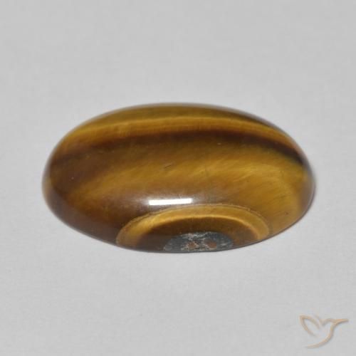 8.67克拉天然虎眼石，椭圆形，不透明
