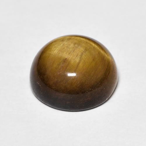 4.17克拉天然虎眼石，圆形的，不透明