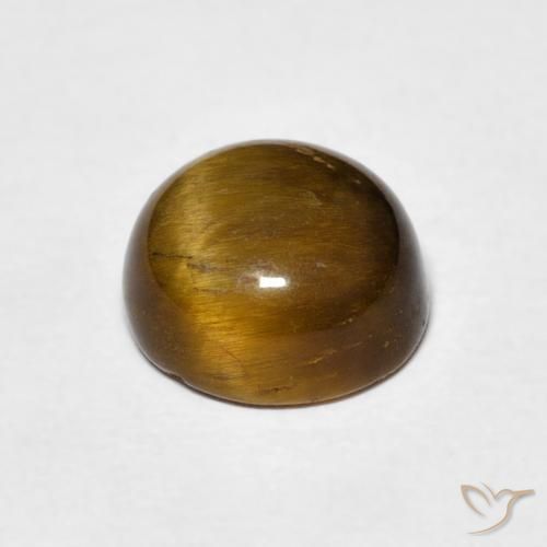 2.33克拉天然虎眼石，圆形的，不透明