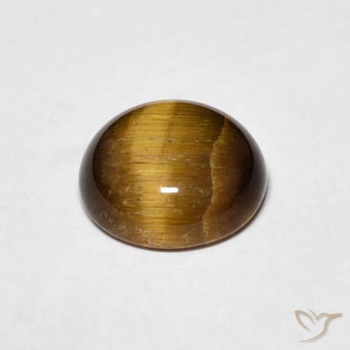 1.71克拉天然虎眼石，圆形的，不透明