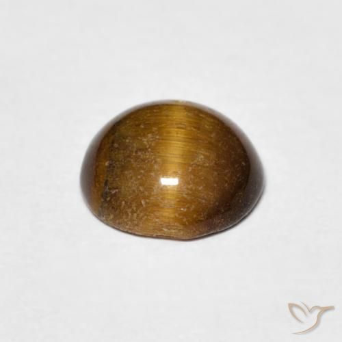 1.50克拉天然虎眼石，圆形的，不透明