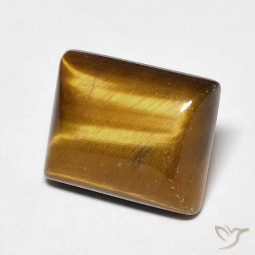 5.82克拉天然虎眼石，狭长方形，不透明