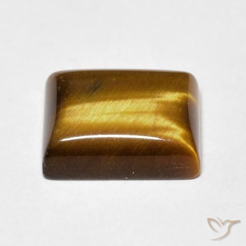 5.82克拉天然虎眼石，狭长方形，不透明